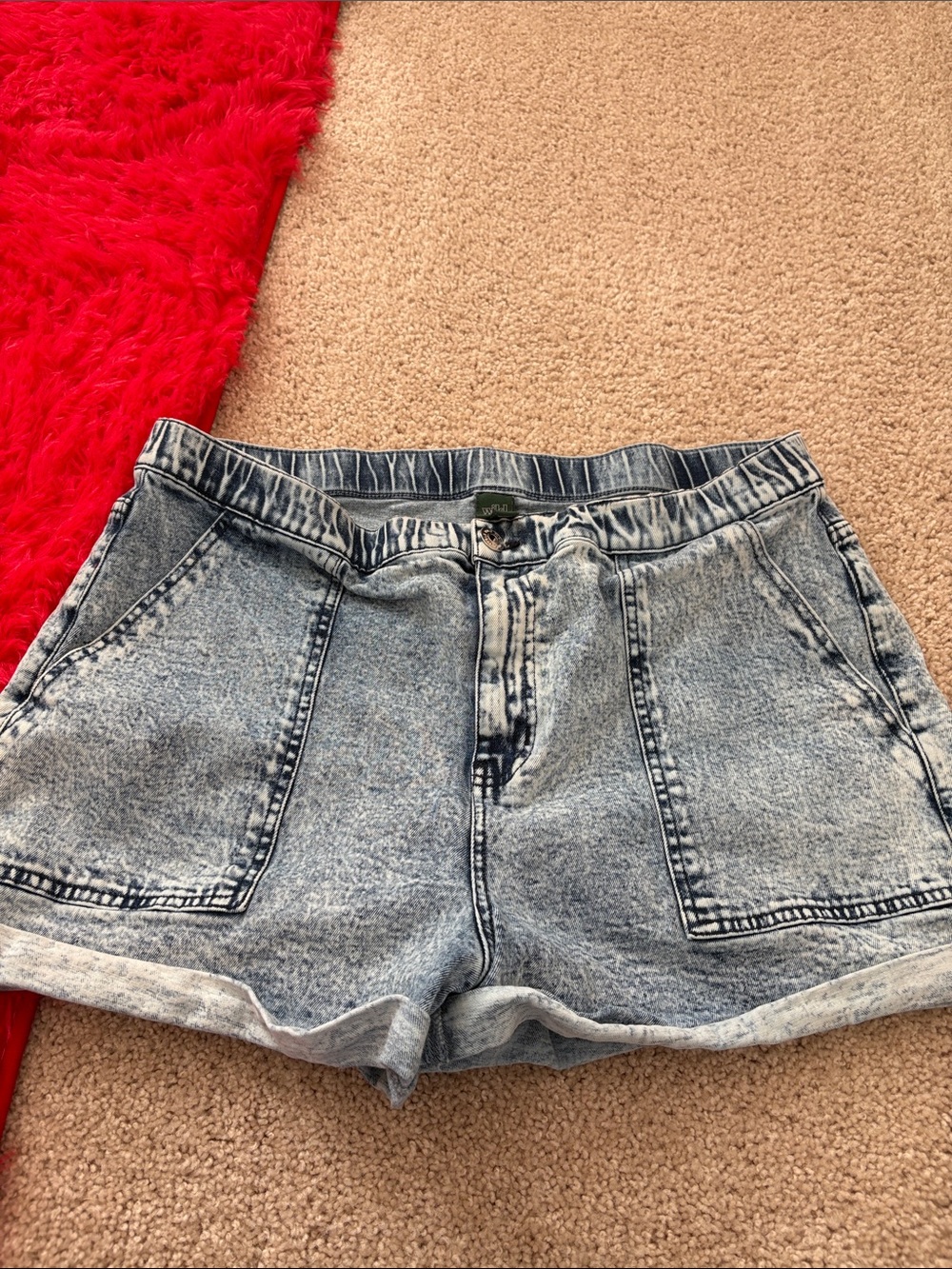 wild fable Light Acid Wash Blue Denim Shorts